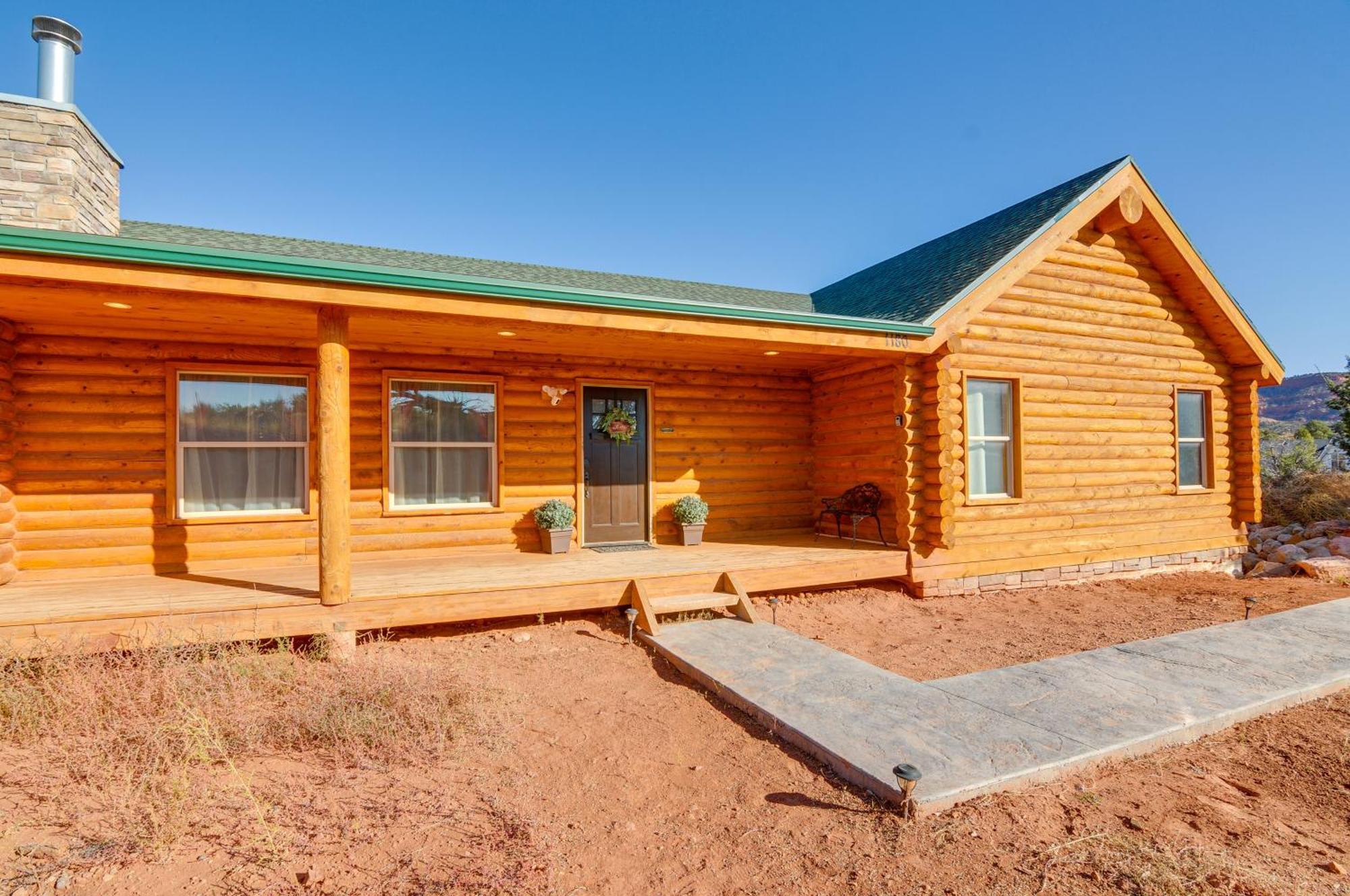 The Cliffrose Cabin - Hike, Relax, Explore! Kanab Eksteriør bilde